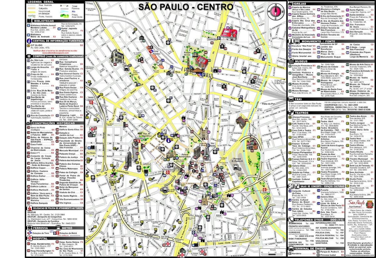 São Paulo monumen peta